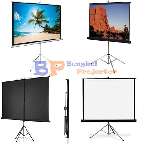 Layar Projector Tripod Layar Projector Tripod